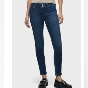 Hudson Dark Wash Mid Rise Skinny Jeans 27